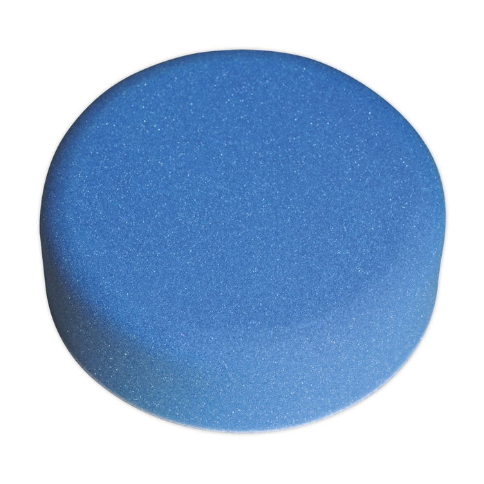 Sealey Buffing & Polishing Foam Head Hook-and-Loop150 x 50mm Blue/Medium Sealey  - Dynamic Drive