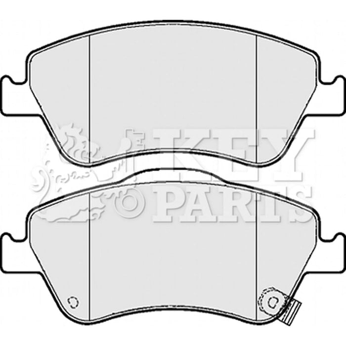 Genuine Key Parts KBP2083 Front Brake Pads-Includes Wear Indicators (Bosch) Key Parts  - Dynamic Drive