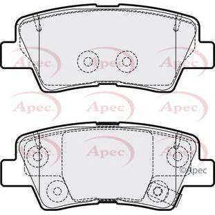 Apec Brake Pads Rear Fits Kia Optima 2.403/12 -;Ssangyong Tivoli 1.6 Al