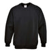 Portwest Polycotton Sweatshirt - Black - XX Large Portwest  - Dynamic Drive