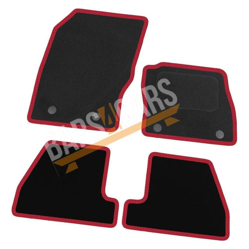 Fully Tailored Red Trim Carpet Mats Ford Focus March 15 > Set of 4 + 4 Clips UKB4C  - Dynamic Drive