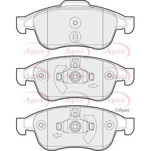 Apec Brake Pads Front Fits Dacia Duster Renault Captur Fluence Megane S