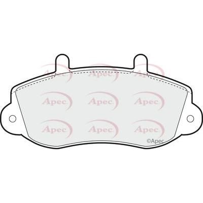 Apec Brake Pads Front Fits Opel Movano Renault Master Vauxhall