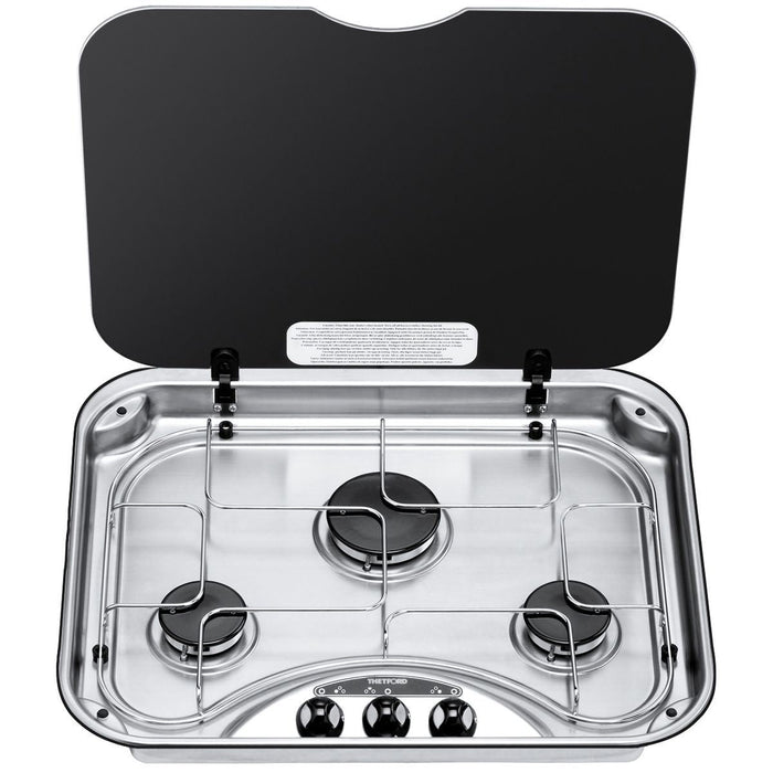 Thetford Series 345 Rectangular Hob 12V Ign Stainless Steel Thetford  - Dynamic Drive