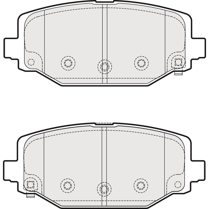 Apec Brake Pads Rear Fits No Application Found