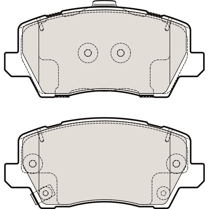 Apec Brake Pads Front Fits Kia Picanto