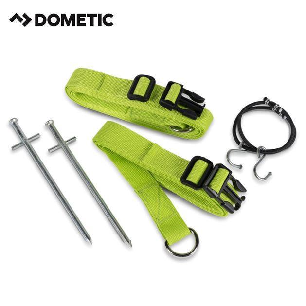 Awning Tie Down Kit Hi-Viz Green Dometic  - Dynamic Drive