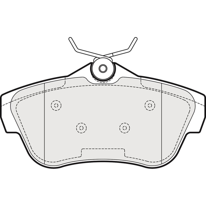 Apec Brake Pads Rear Fits Citroen Dispatch Fiat Scudo Peugeot Expert Toyota Proac Apec  - Dynamic Drive