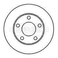 Genuine Borg & Beck Brake Disc Pair fits Audi A4 Quattro 94 rear BBD5074 Borg & Beck  - Dynamic Drive