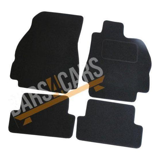 Tailored Black Yellow Trim Carpet Mats fits Renault Megane 03-08 03 04 05 06 07 08 UKB4C  - Dynamic Drive