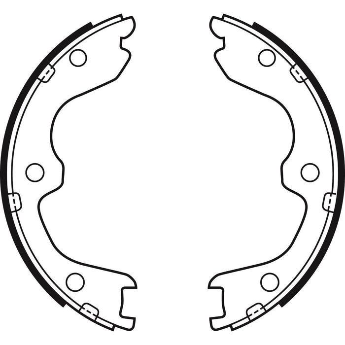 Apec Brake Shoe H/R Fits Nissan 300 Series