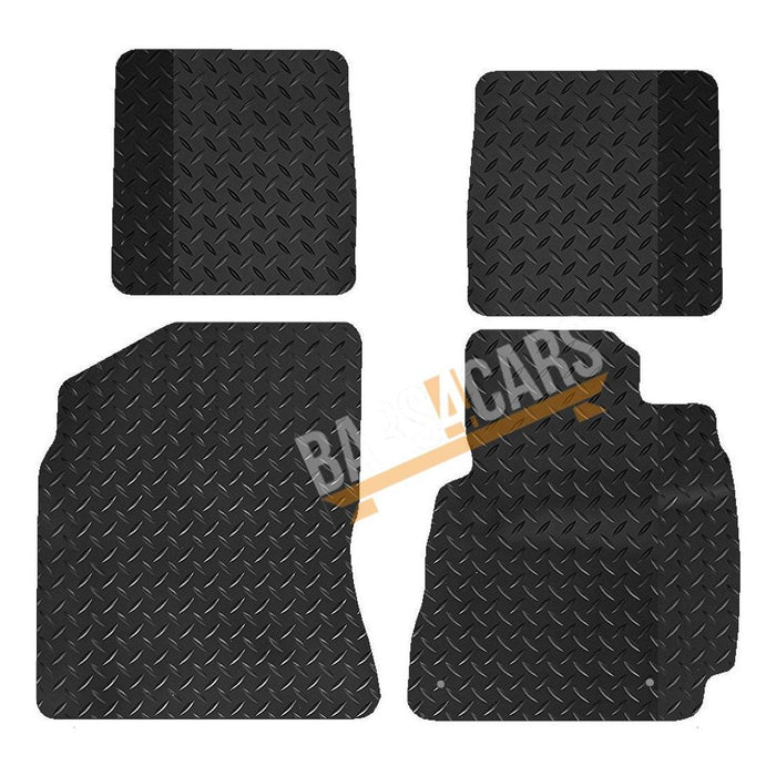 Tailored Rubber Mats for Toyota Rav 4 02-06 + Clips 2002 2003 2004 2005 2006 UKB4C  - Dynamic Drive