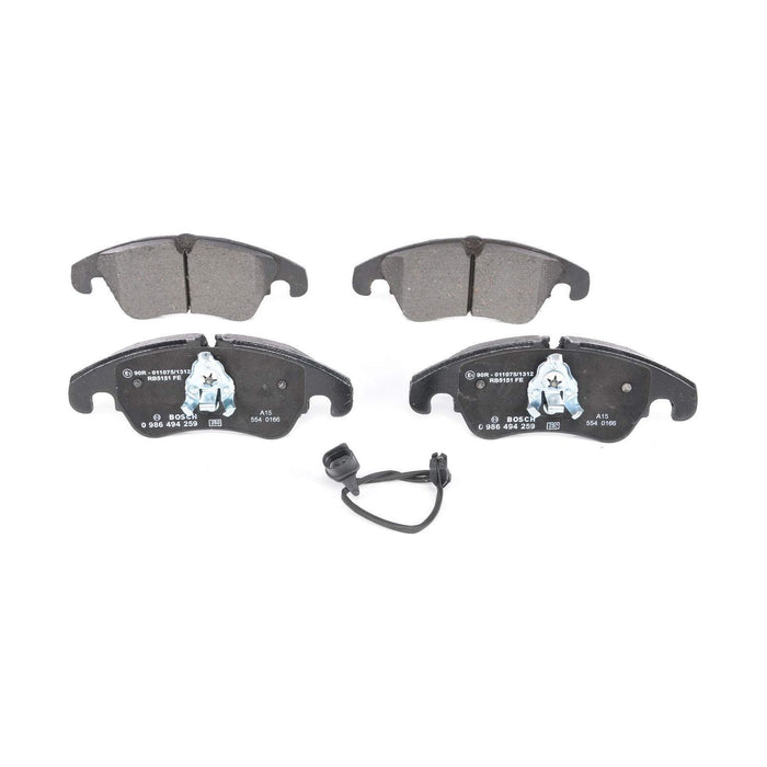 Genuine Bosch Brake Pad Set Bp1131 fits Audi A4 TDi - 2.0 - 07-15 0986494259