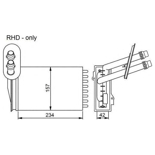 NRF Heater Radiator 53402