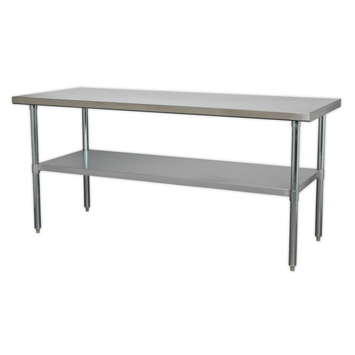 Sealey Stainless Steel Workbench 1.8m AP1872SS Sealey  - Dynamic Drive