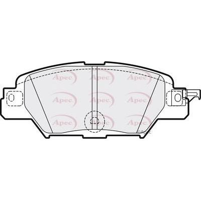 Apec Brake Pads Rear Fits Mazda Cx5