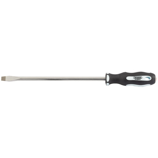 Draper Plain Slot Soft Grip Screwdriver, 10 x 250mm 34981 Draper  - Dynamic Drive