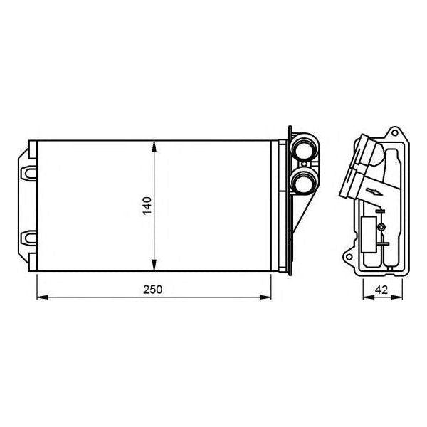 NRF Heater Radiator 54305