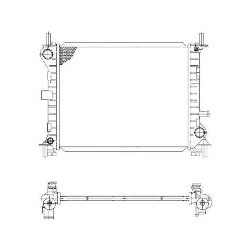 NRF Radiator 509614