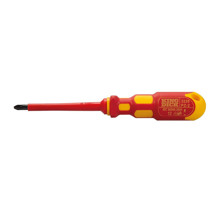 King Dick VDE Screwdriver PZ2 - 6 x 100mm King Dick  - Dynamic Drive