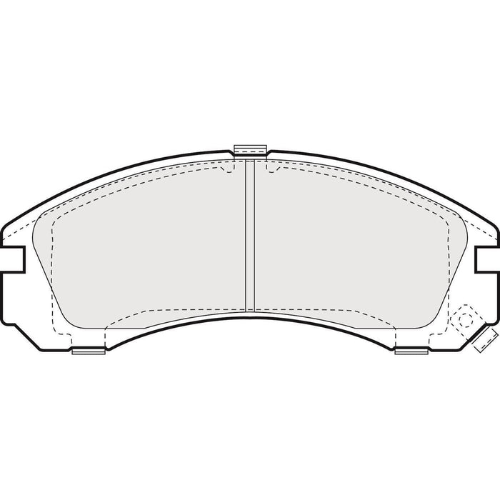 Apec Brake Pads Front Fits Mitsubishi Challenger Delica Fto Galant L200 L400 Van