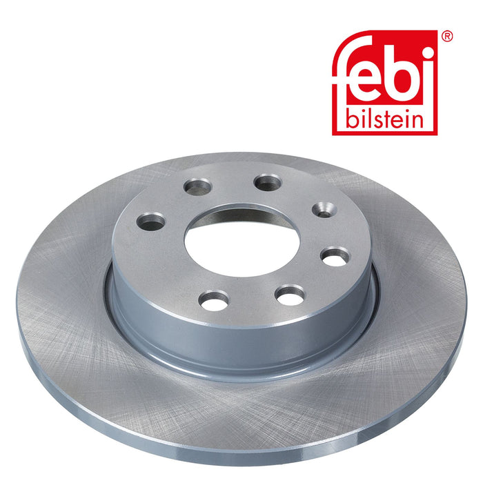 Genuine FEBI Front Brake Discs & Pads Set Solid for Vauxhall Corsa