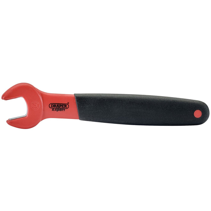 Draper VDE Approved Fully Insulated Open End Spanner, 14mm 99472 Draper  - Dynamic Drive