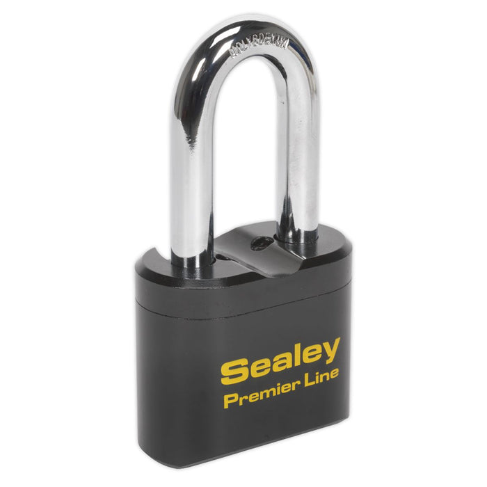 Sealey Steel Body Combination Padlock Long Shackle 62mm PL603L Sealey  - Dynamic Drive