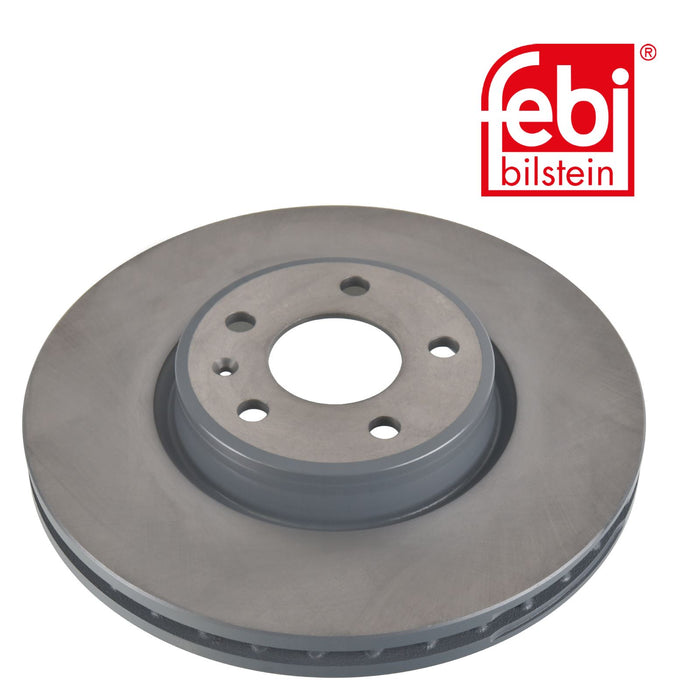 Genuine FEBI Front Brake Discs & Pads Set Vented for Audi A6 Allroad