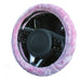 Beautiful Ultimate Pink Girly Car Fluffy Furry Steering Wheel Cover Protection Streetwize  - Dynamic Drive