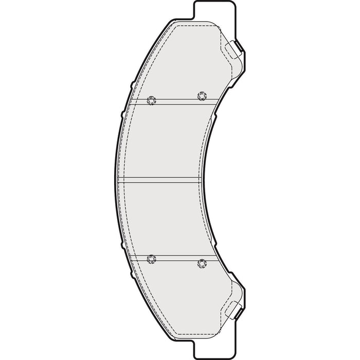 Apec Brake Pads Front Fits Toyota Dyna