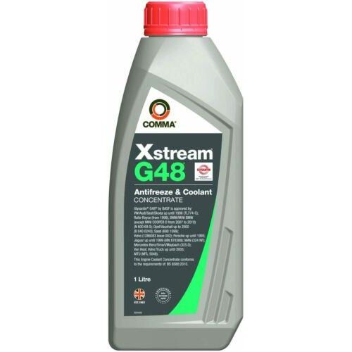 Comma XStream G48 Antifreeze & Coolant Concentrate for Merc/BMW/Volvo/VW/Seat 1L Comma  - Dynamic Drive