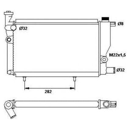 NRF Radiator 52024