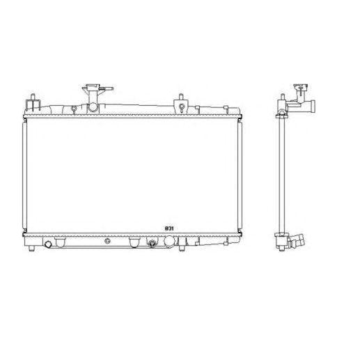 NRF Radiator 53448 NRF  - Dynamic Drive