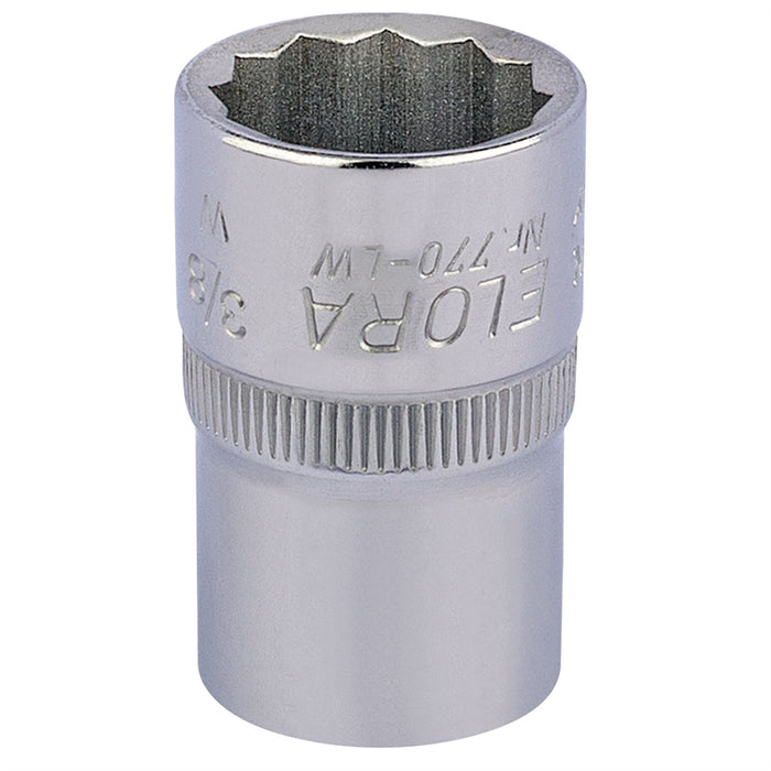 Draper Elora Whitworth Bi-Hexagon Socket, 1/2" Sq. Dr., 3/8" 24830