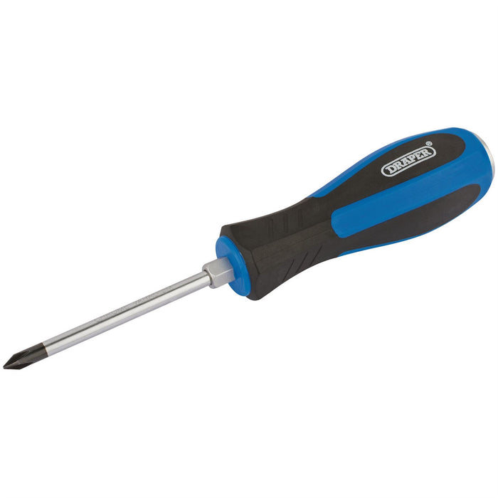 Draper Pound Thru' Cross Slot Screwdriver, No.1 x 75mm 40779 Draper  - Dynamic Drive