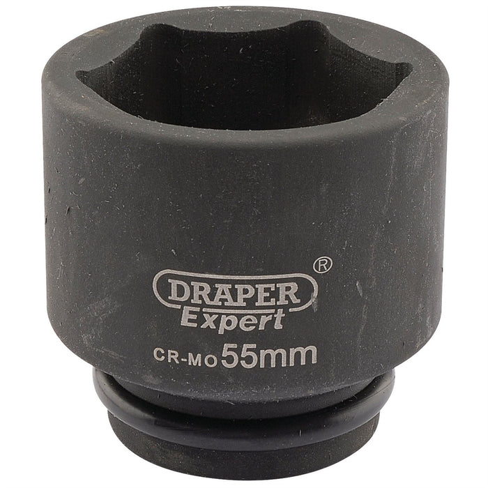 Draper Expert HI-TORQ 6 Point Impact Socket, 3/4" Sq. Dr., 55mm