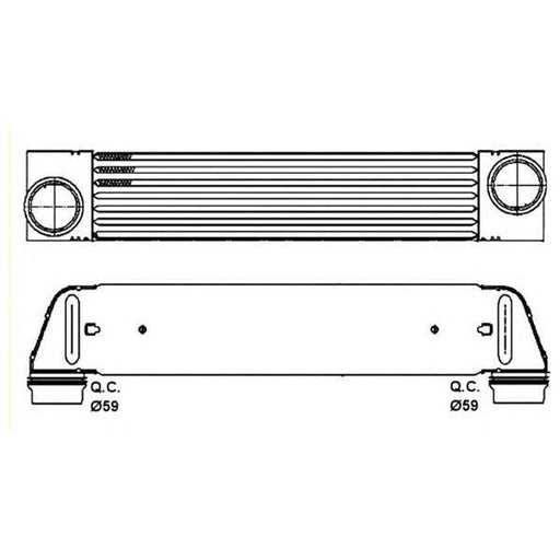 NRF Intercooler 30317 NRF  - Dynamic Drive