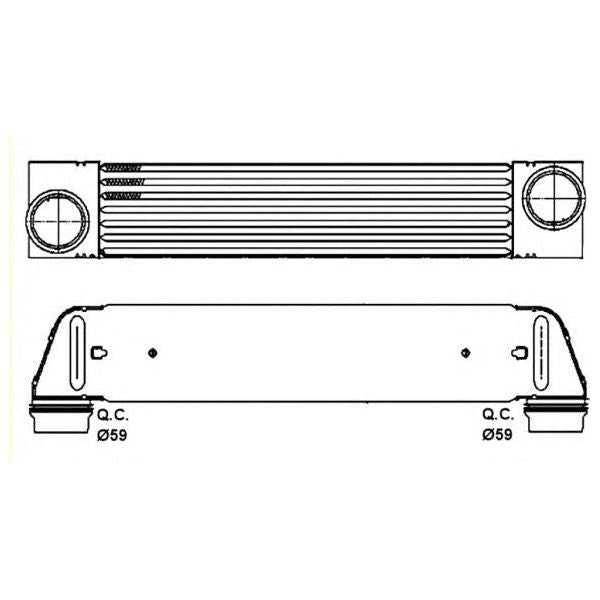 NRF Intercooler 30317 NRF  - Dynamic Drive