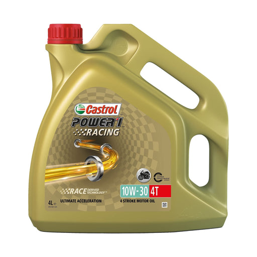 Castrol Power 1 Racing 4T - 4 Stroke - 10W-30 - Fully Synthetic - 4 Litre Castrol  - Dynamic Drive