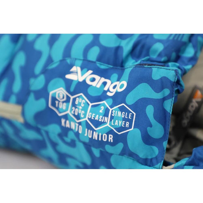 Vango Kanto Junior Junior Atlantic Blue Sleeping Bag Vango  - Dynamic Drive