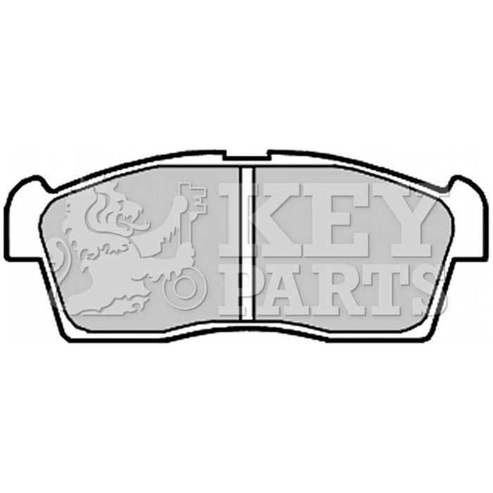 Genuine Key Parts KBP2009 Front Brake Pads (Sumitomo) Key Parts  - Dynamic Drive