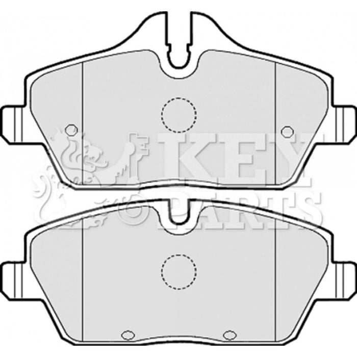 Genuine Key Parts KBP2051 Front Brake Pads (TRW)