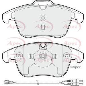 Apec Brake Pads Front Fits Citroen C5 Peugeot 407