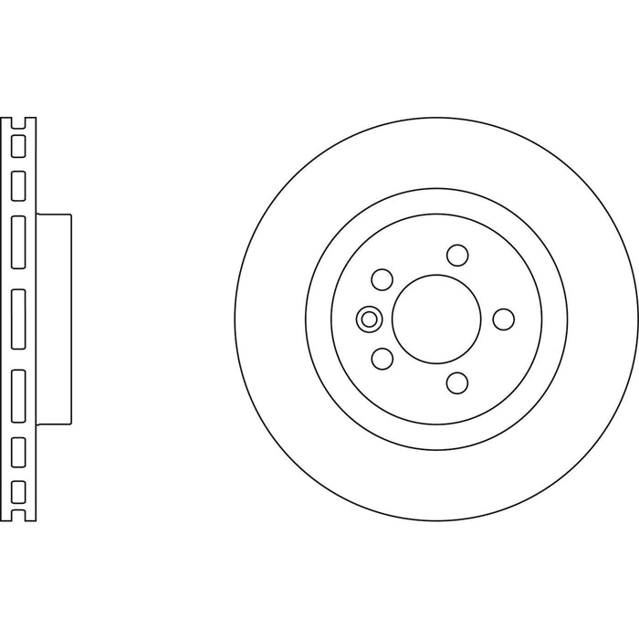 APEC Front Brake Discs & Pads Set Vented for Land Rover Range Rover Sport