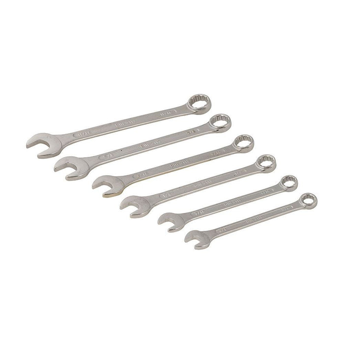 Silverline Combination Spanner Set 6pce 3/8" - 11/16" AF