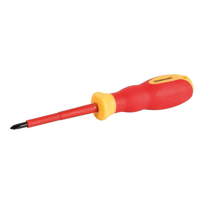 Silverline VDE Soft-Grip Electricians Screwdriver Phillips PH1 x 80mm Silverline  - Dynamic Drive