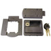 Rectangular Locker Door Black Caravan/Motorhome Part Nova  - Dynamic Drive