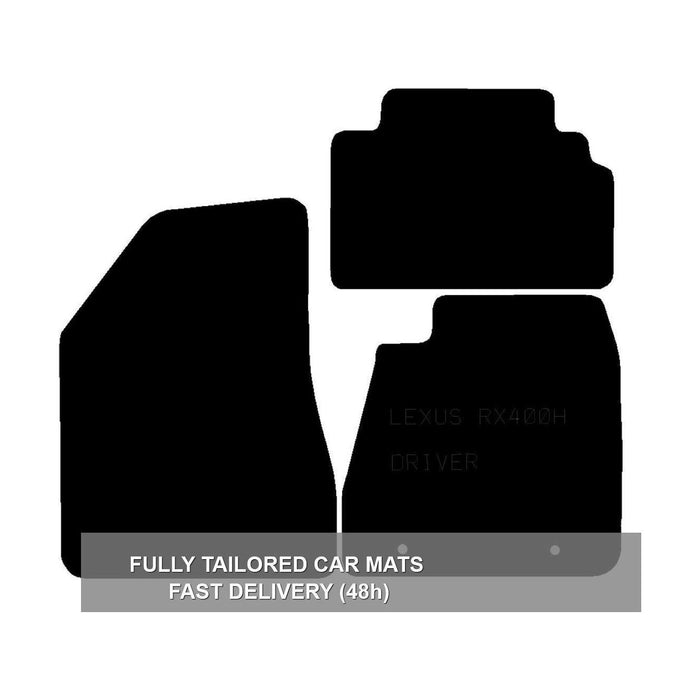 Tailored Rubber Mats fits Lexus Rx400H + Clips 2003 2004 2005 2006 2007 2008 200 UKB4C  - Dynamic Drive