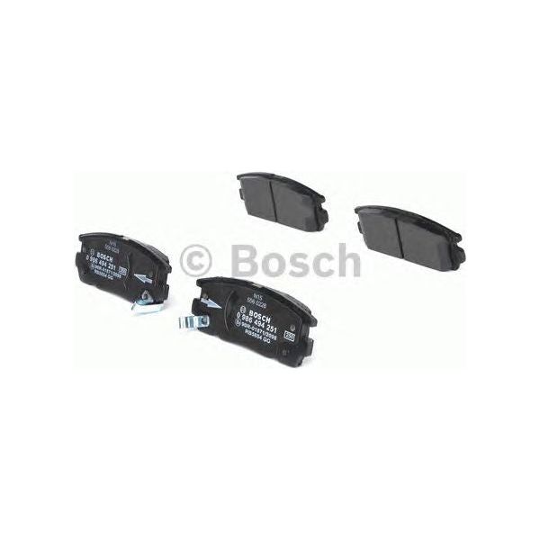 Genuine Bosch Brake Pad Set Bp1123 fits Vauxhall Antara CDTi - 2.2 - 10- 0986494